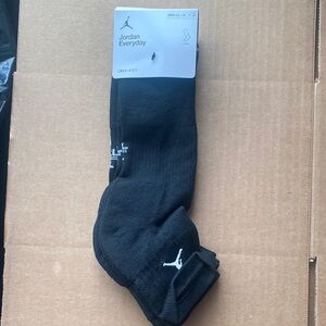 Jordan Everyday Black Crew Socks